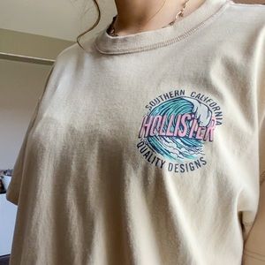 hollister oversized fit t shirt